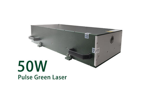 50W groene nanoseconde vezellasers Single Pulsed Laser Source voor micromachined markering snijden
